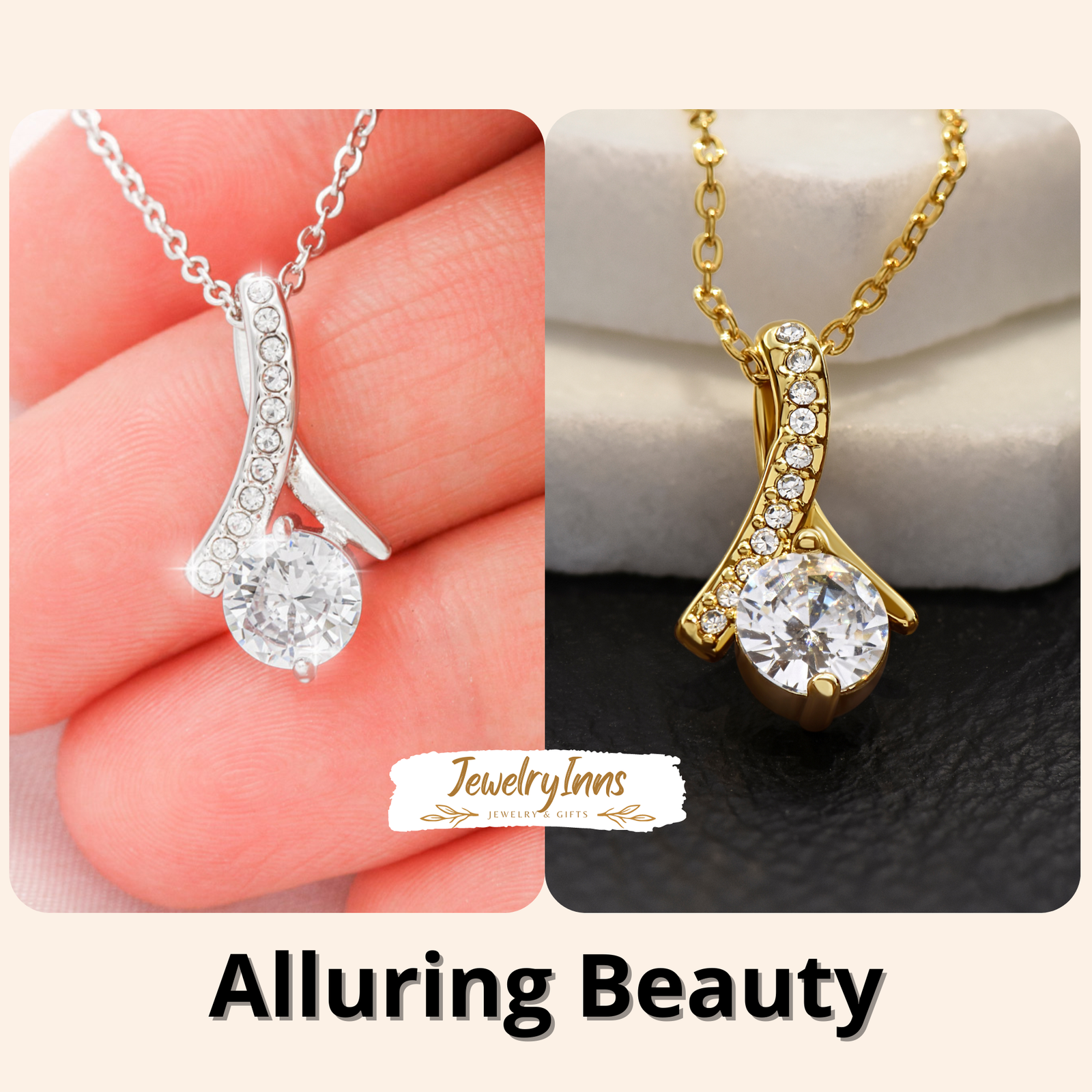 To My Mom Necklace, Mother's Day Birthday Gift Ideas From Daughter & Son, Poem Message Card Alluring Beauty Pendant Jewelry Presents For Her #e243b - Image 2