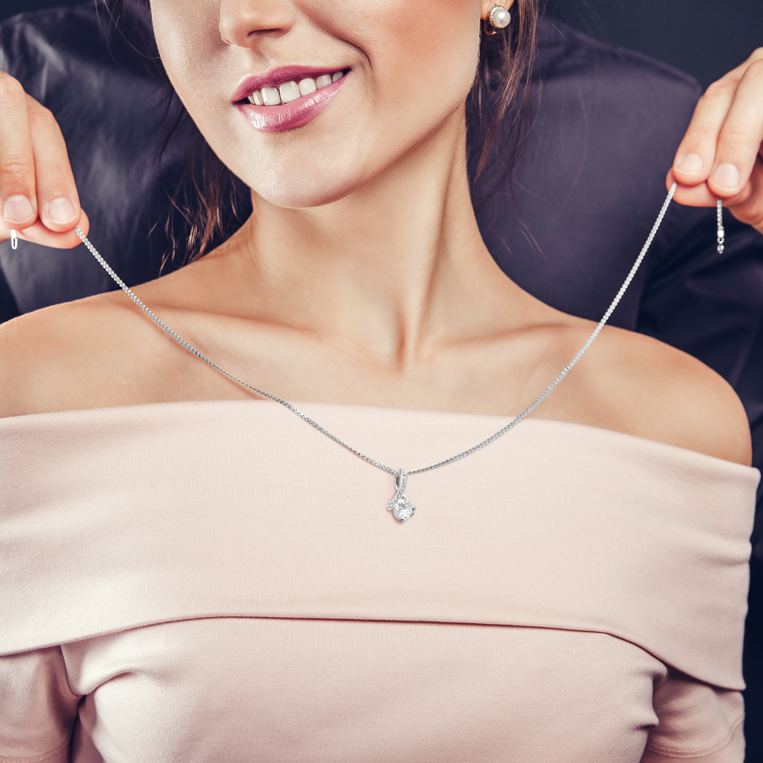 Necklace For Mom: To My Mom Presents, Mother's Day Birthday Gift Ideas From Daughter & Son, Message Card Alluring Beauty Pendant Jewelry #e240 - Image 3