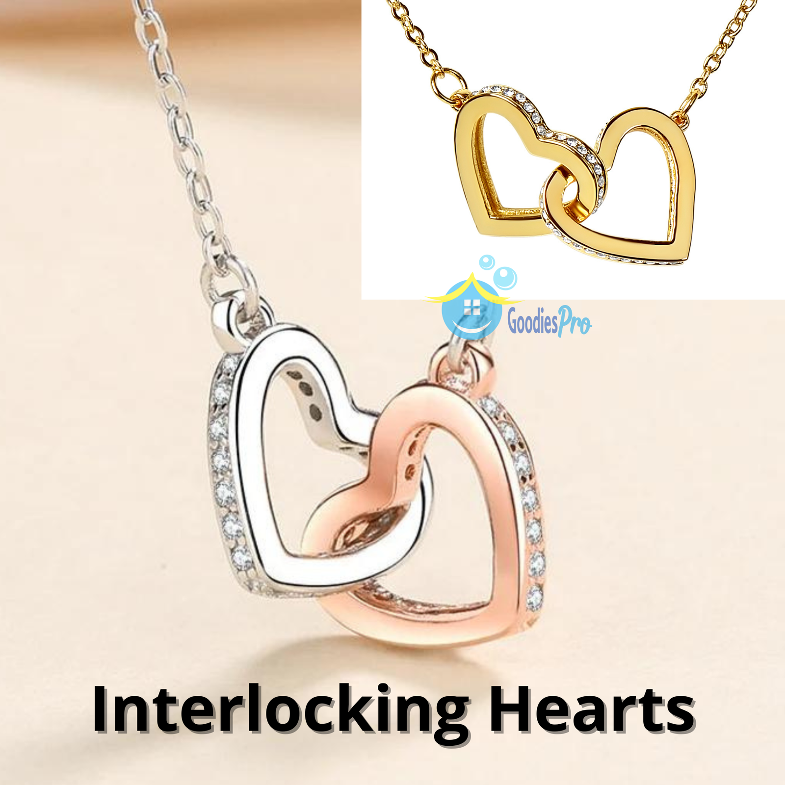 To My Granddaughter Gift - There is no one can equal your beauty - Interlocking Hearts #e66 - Image 2