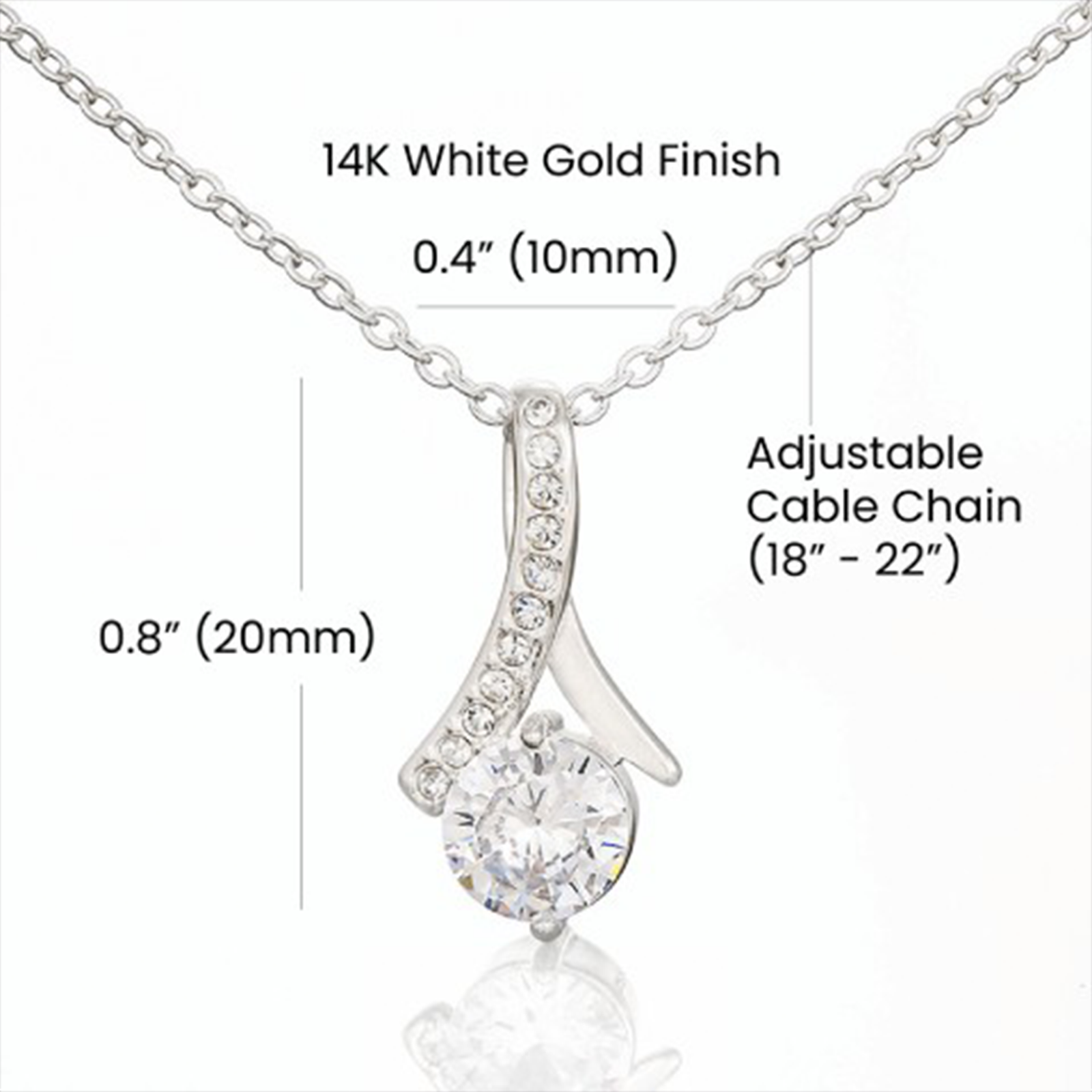Mom Necklace Gift, Mother's Day Birthday Gift Ideas From Daughter & Son, Poem Message Card Alluring Beauty Pendant Jewelry Present For Her #e247 - Image 17
