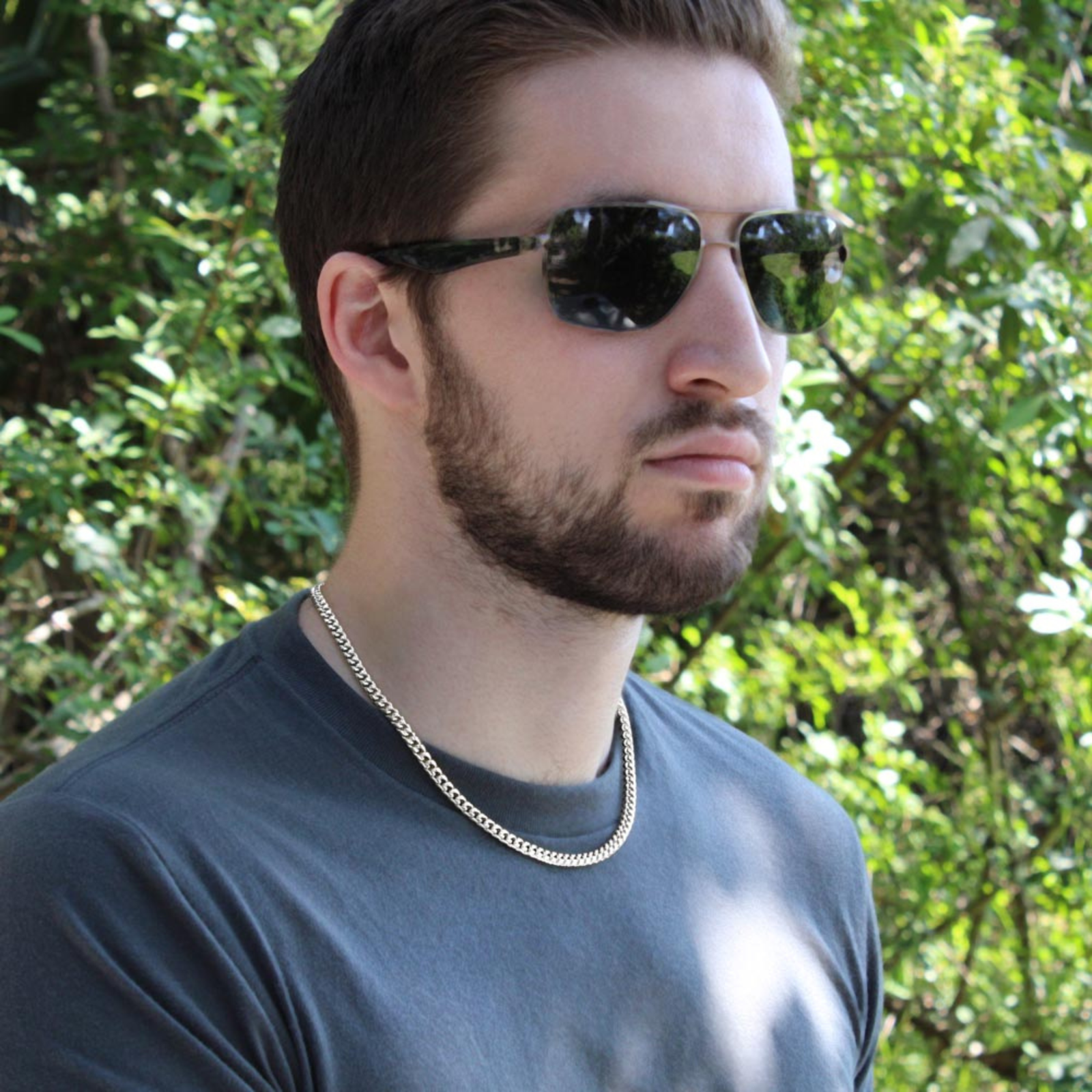 To My Boyfriend Gift, Cuban Chain Necklace 5mm With Message Card Necklace Gift For Him - I'm Addicted to you #e53 - Image 4