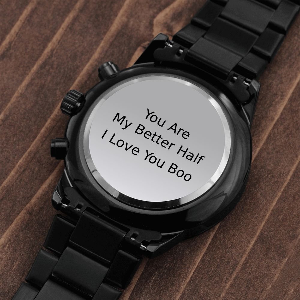 Personalized To My Husband Chronograph Watch Gift #e189od23 - Image 5