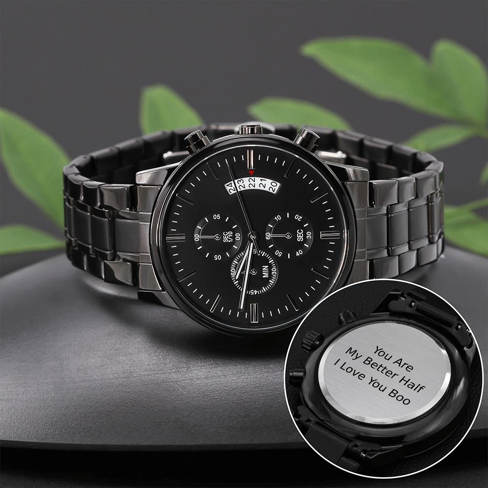 Personalized To My Husband Chronograph Watch Gift #e189od23 - Image 6