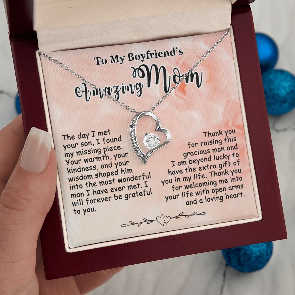Gifts for Boyfriend's Mom, To My Boyfriends Mom Necklace, Boyfriend's Mom Gifts #e248 - Image 47