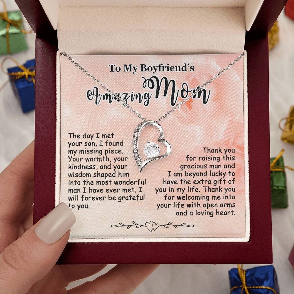 Gifts for Boyfriend's Mom, To My Boyfriends Mom Necklace, Boyfriend's Mom Gifts #e248 - Image 30