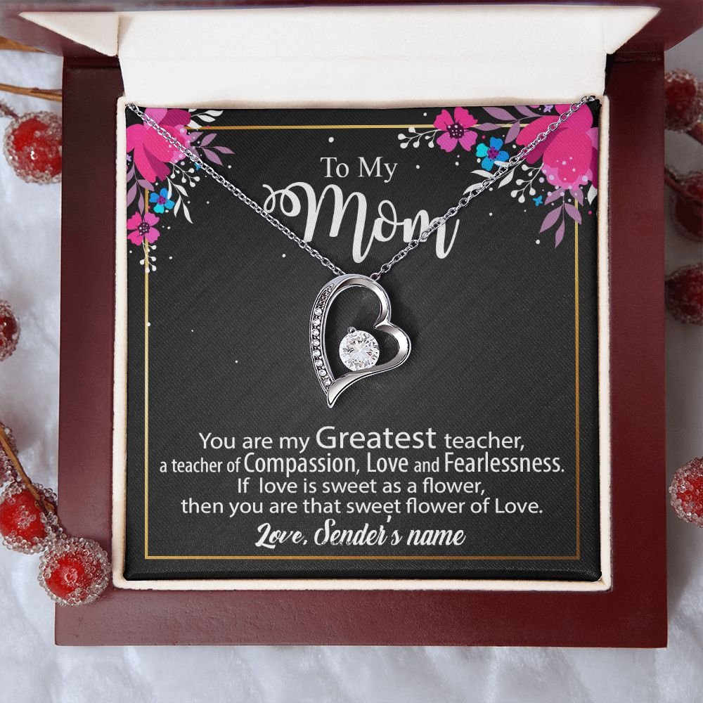 Personalized Necklace For Mom - Mothers Day Gift Ideas, Birthday Christmas Gift for Mom Forever Love - Custom name #az23e133 - Image 7