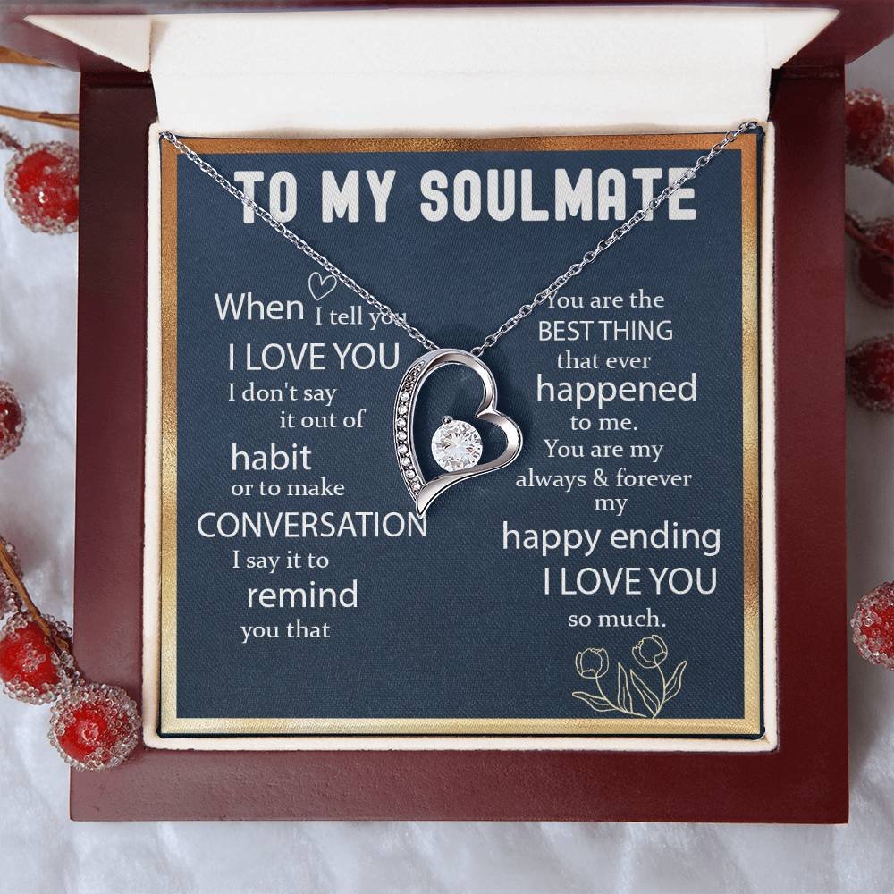 Soulmate Necklace Gift #e329 - Image 9
