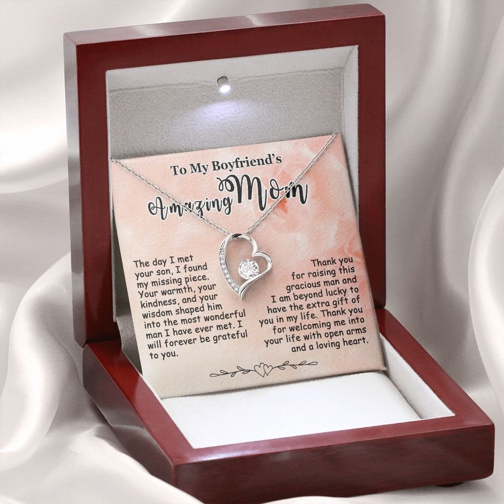 Gifts for Boyfriend's Mom, To My Boyfriends Mom Necklace, Boyfriend's Mom Gifts #e248 - Image 34