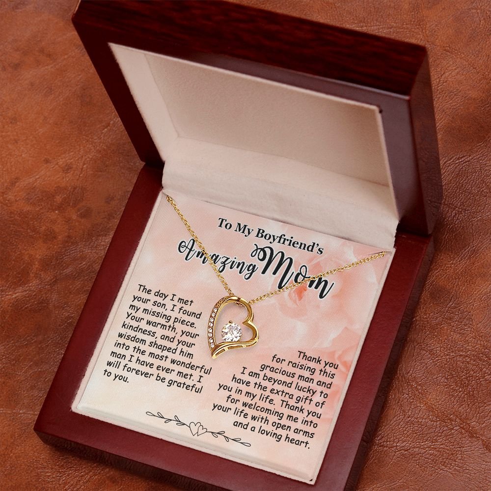 Gifts for Boyfriend's Mom, To My Boyfriends Mom Necklace, Boyfriend's Mom Gifts #e248 - Image 8
