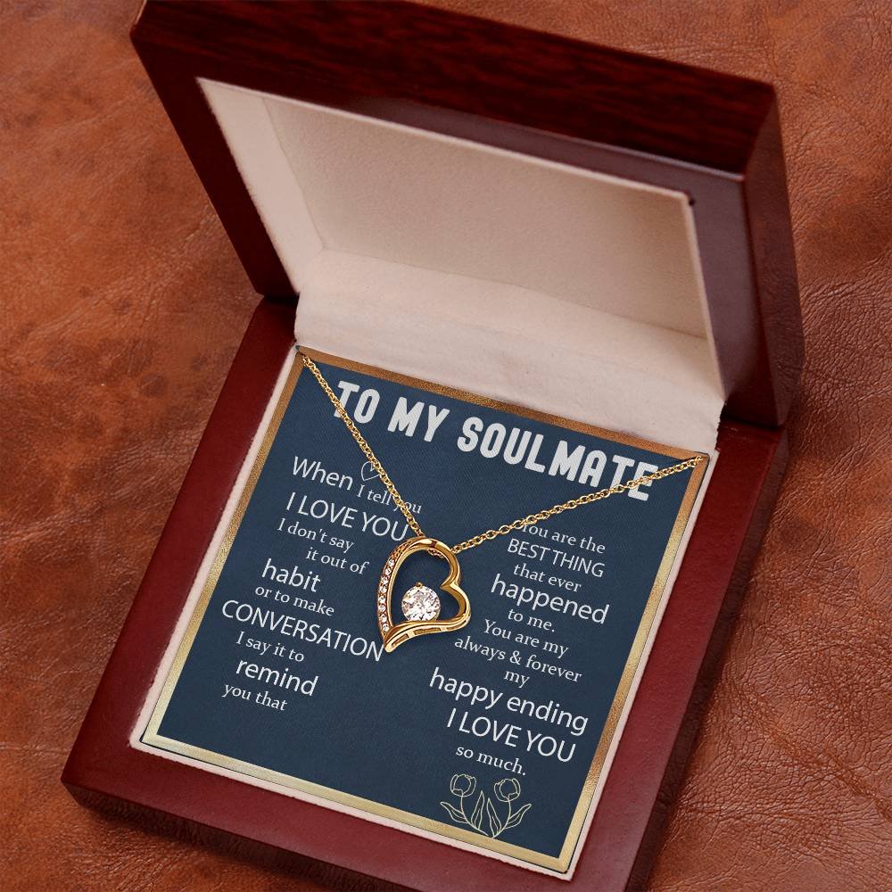 Soulmate Necklace Gift #e329 - Image 10