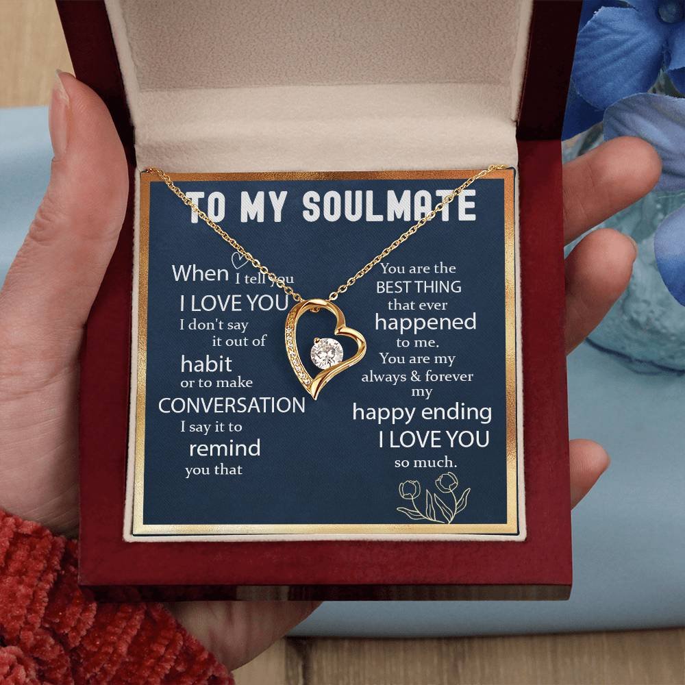 Soulmate Necklace Gift #e329 - Image 11