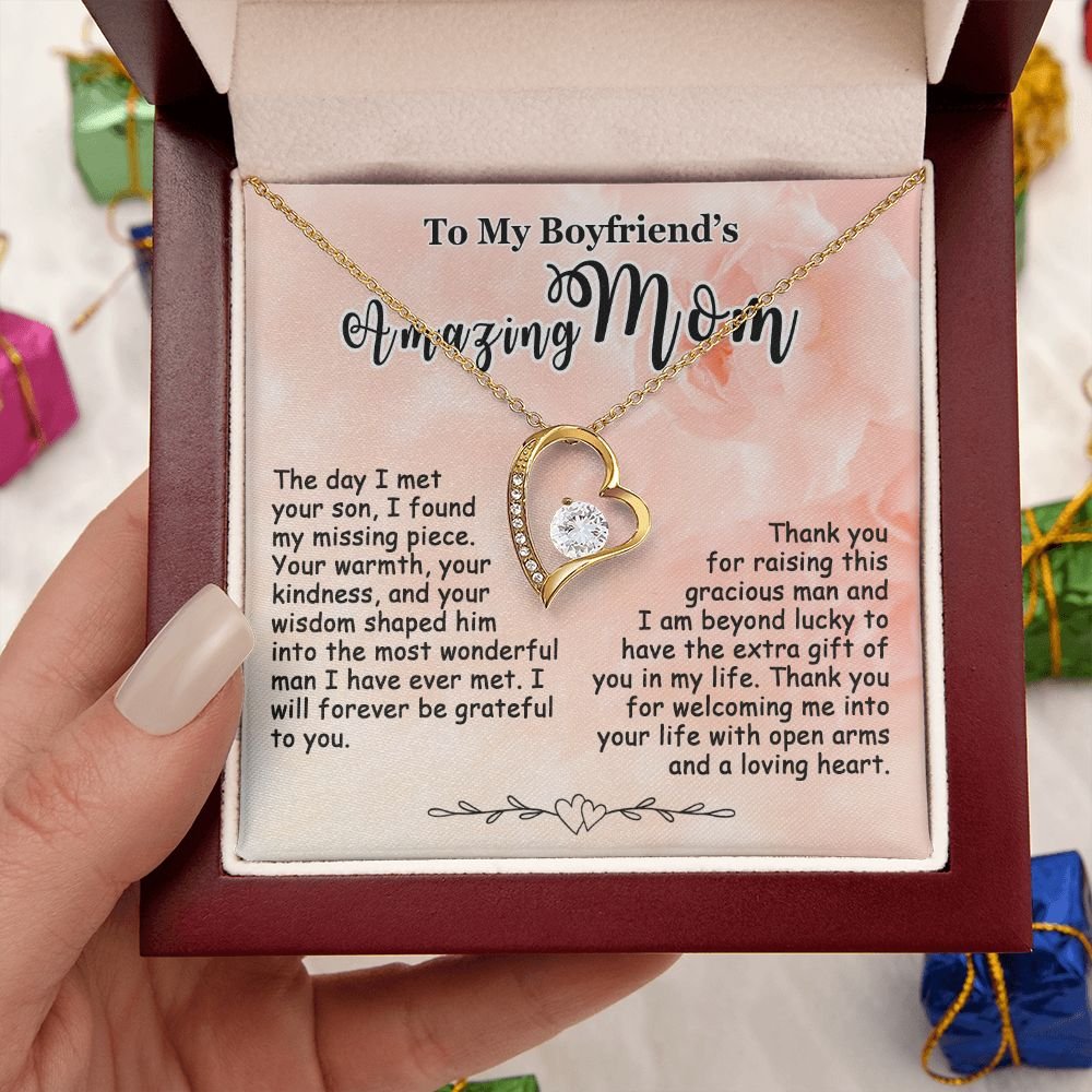 Gifts for Boyfriend's Mom, To My Boyfriends Mom Necklace, Boyfriend's Mom Gifts #e248 - Image 38