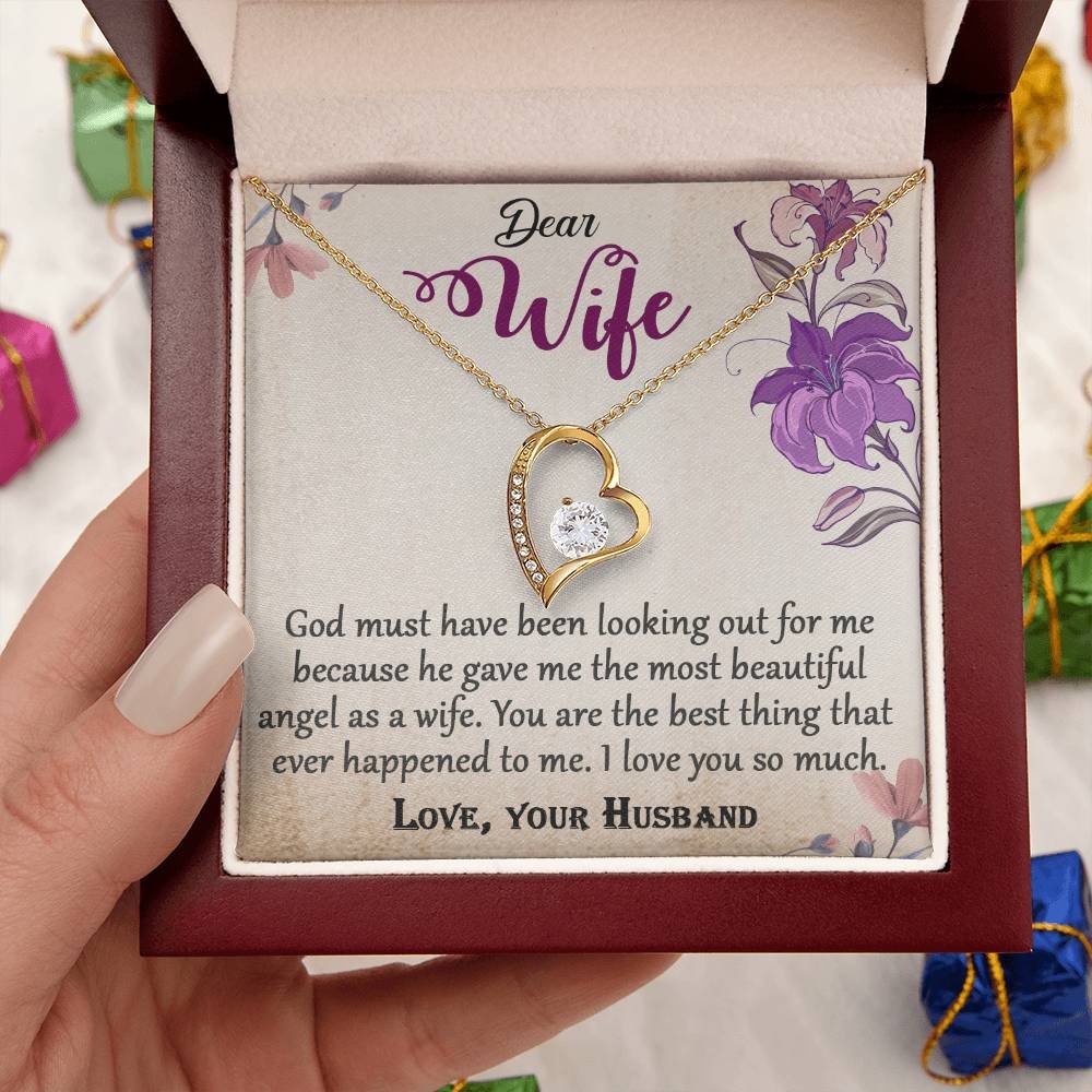 To My Wife Forever Love Necklace Jewelry Gift #e325 - Image 20