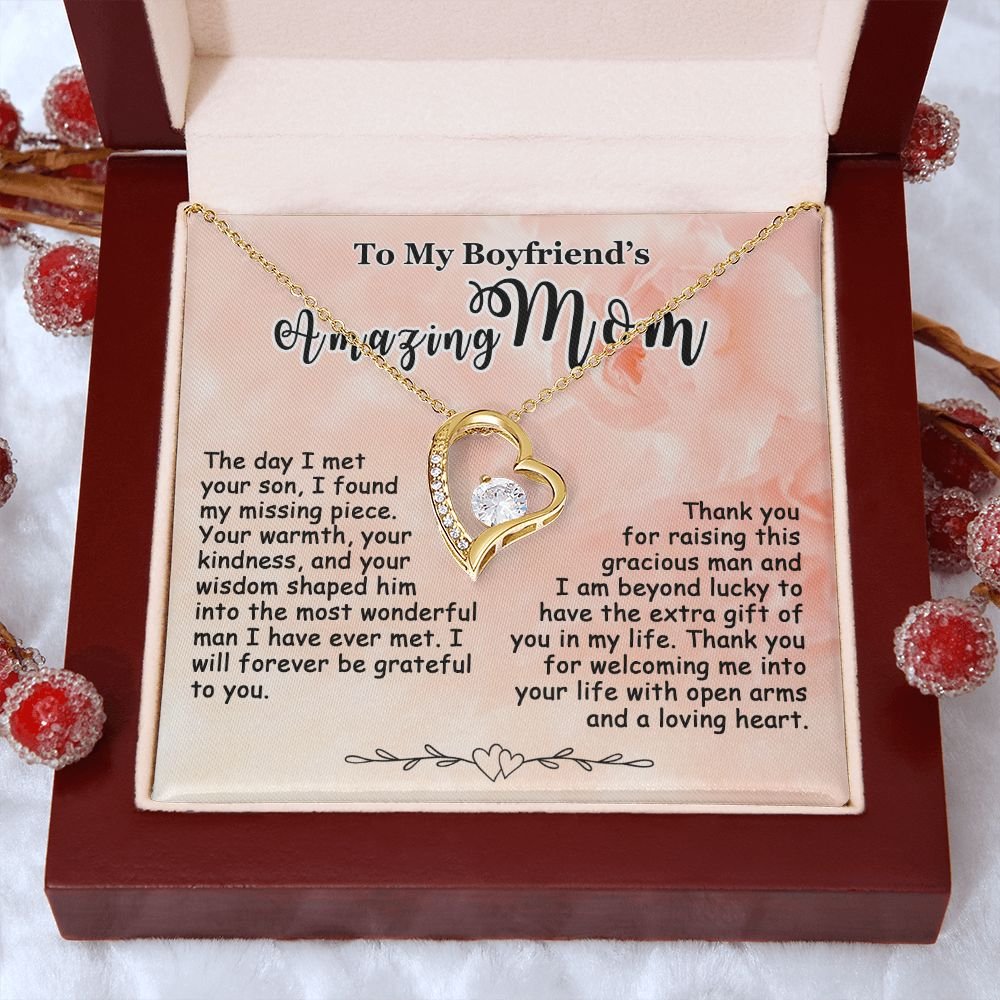 Gifts for Boyfriend's Mom, To My Boyfriends Mom Necklace, Boyfriend's Mom Gifts #e248 - Image 37