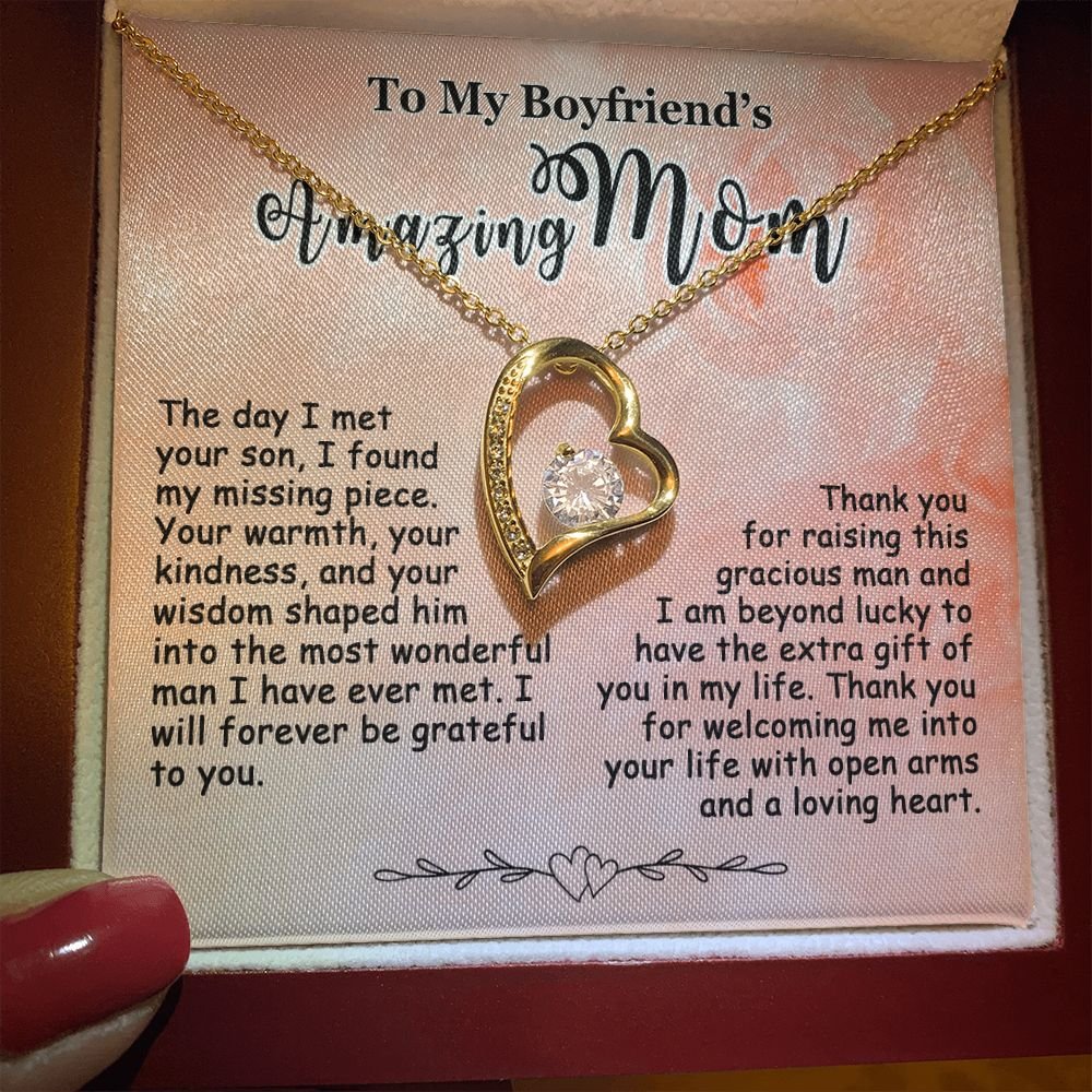 Gifts for Boyfriend's Mom, To My Boyfriends Mom Necklace, Boyfriend's Mom Gifts #e248 - Image 43
