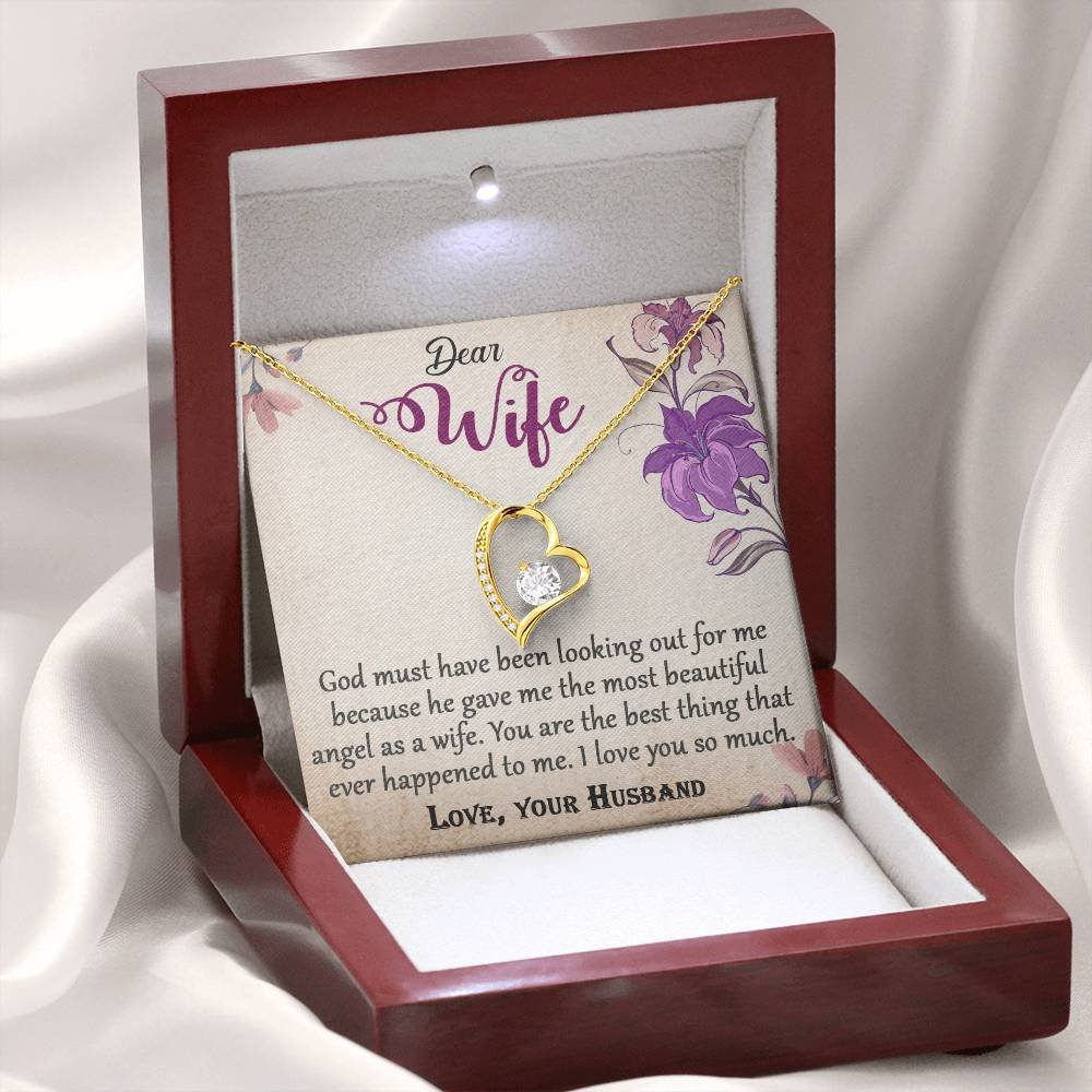 To My Wife Forever Love Necklace Jewelry Gift #e325 - Image 22