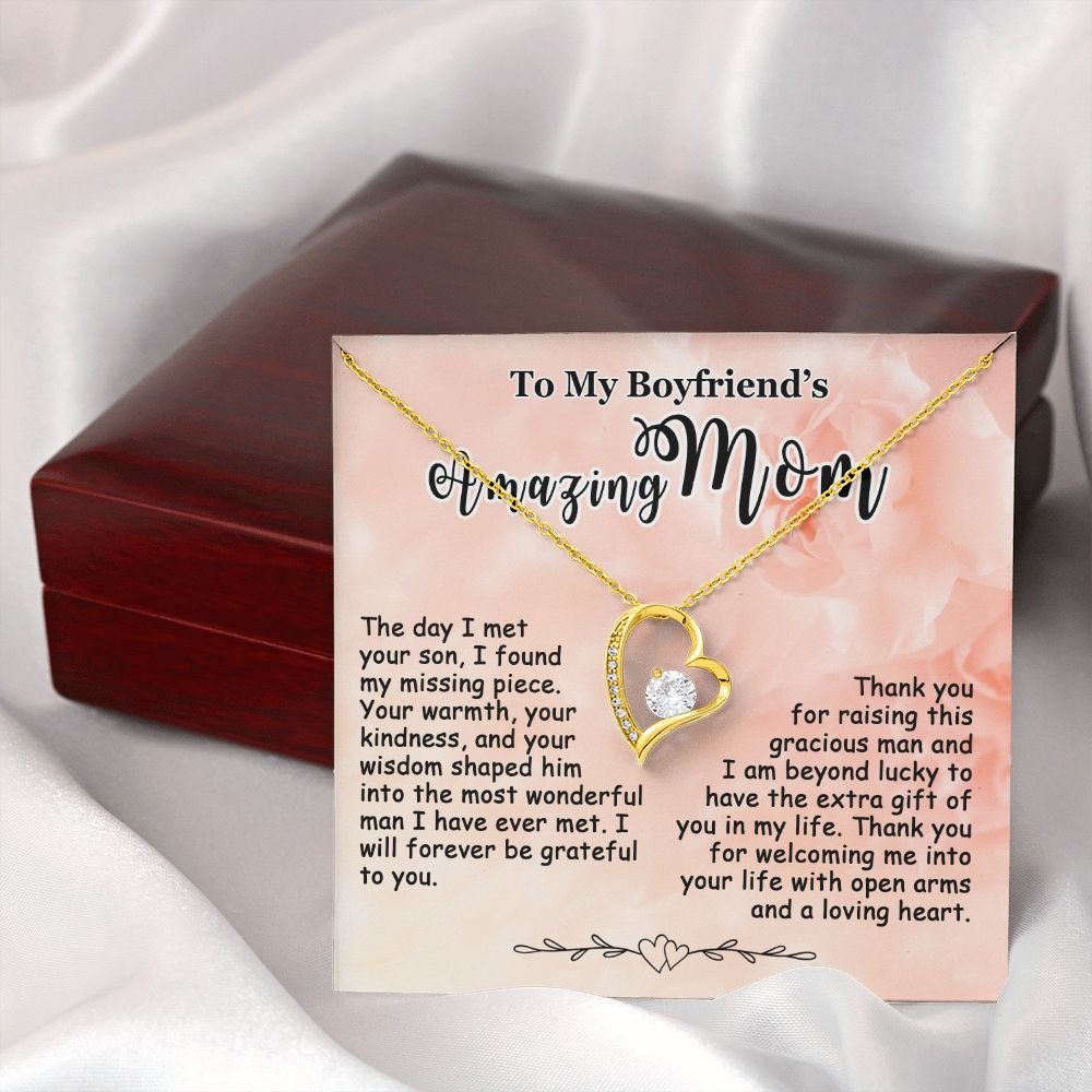 Gifts for Boyfriend's Mom, To My Boyfriends Mom Necklace, Boyfriend's Mom Gifts #e248 - Image 45