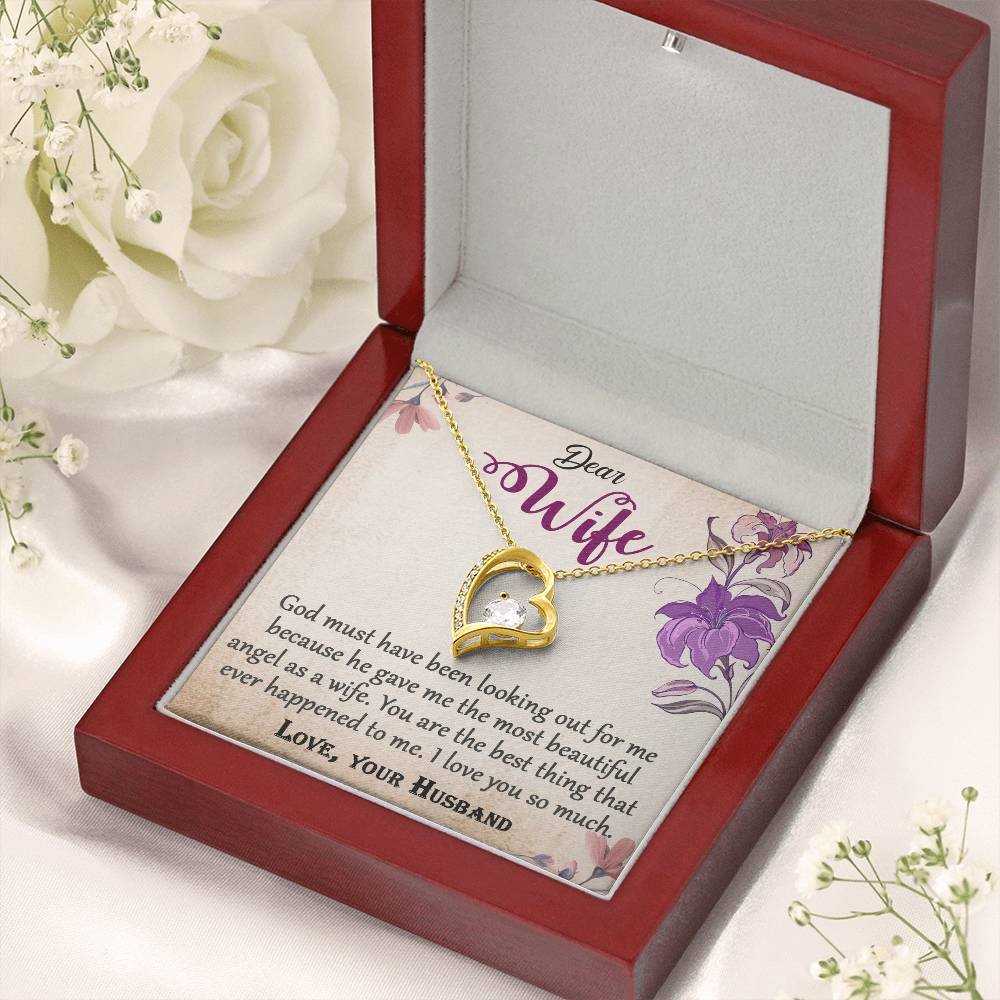 To My Wife Forever Love Necklace Jewelry Gift #e325 - Image 21