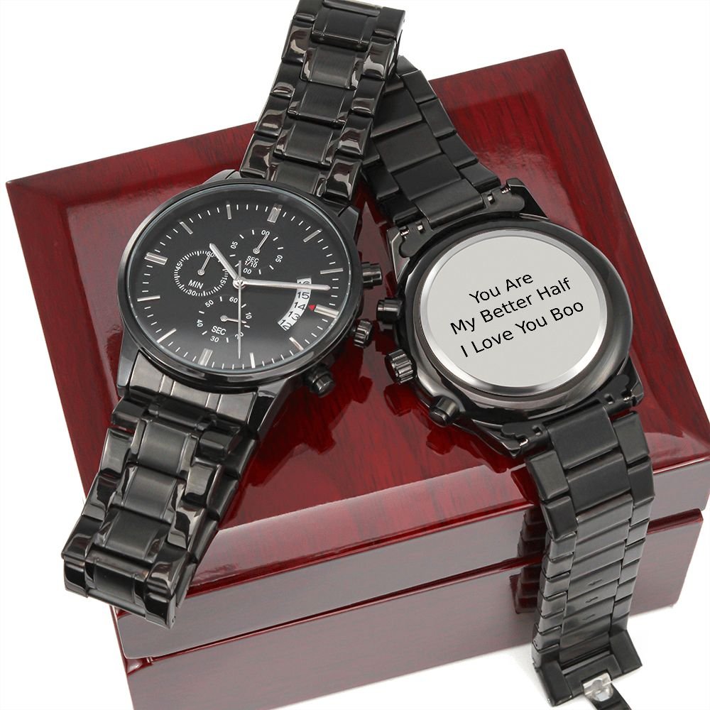 Personalized To My Husband Chronograph Watch Gift #e189od23 - Image 7