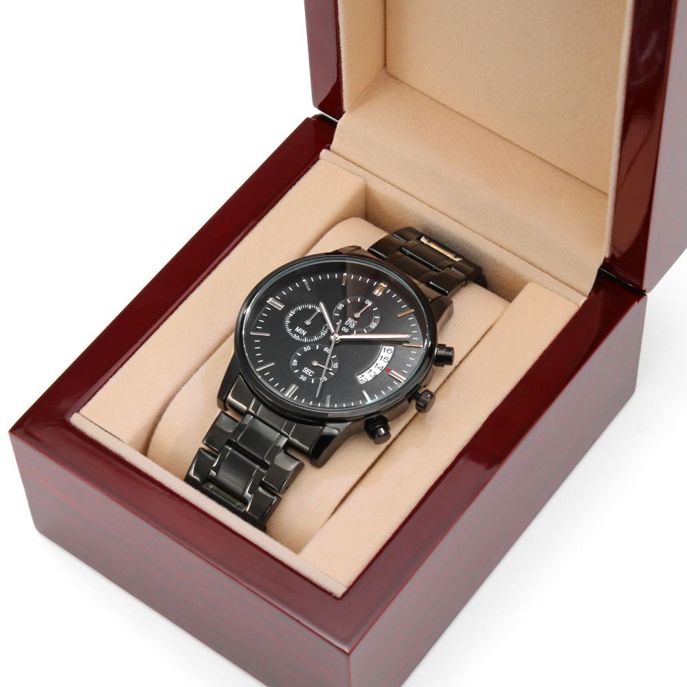 Personalized To My Husband Chronograph Watch Gift - You are my king #e204 - Image 10