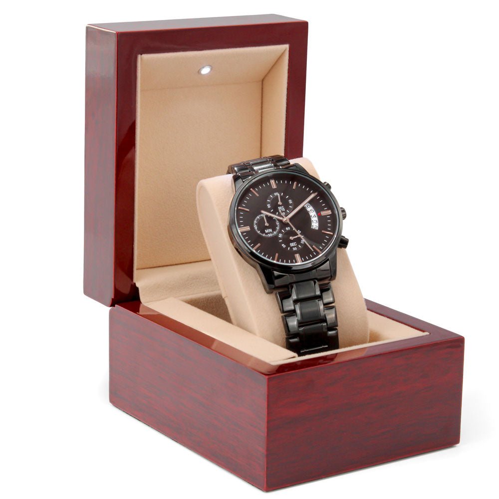 Personalized To My Husband Chronograph Watch Gift - You are my king #e204 - Image 11