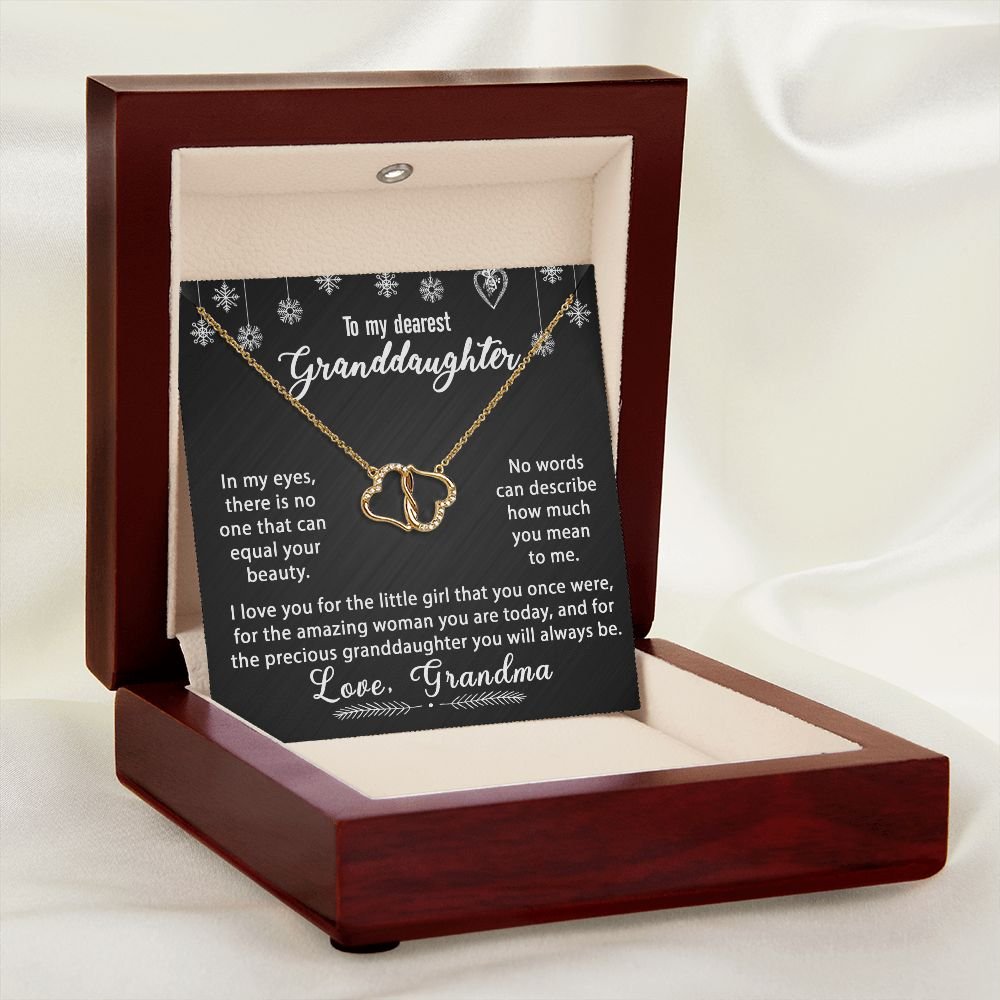 To My Granddaughter Necklace Gift - In my eyes - Everlasting Love #e173 - Image 10