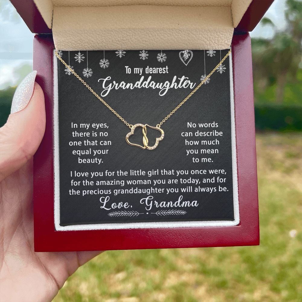To My Granddaughter Necklace Gift - In my eyes - Everlasting Love #e173 - Image 9