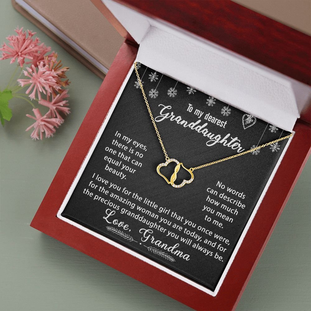To My Granddaughter Necklace Gift - In my eyes - Everlasting Love #e173 - Image 7