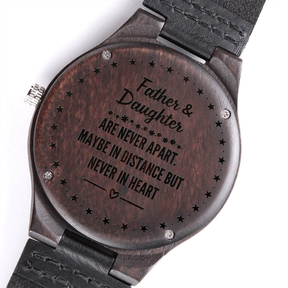 Personalized Engraved Wood Watch To My Dad Gift #e312 - Image 14