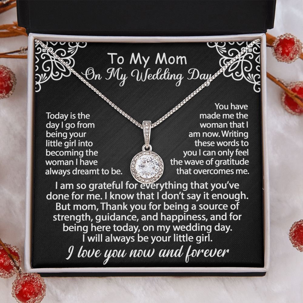 To My Mom Jewelry Gift Set On My Wedding Day - I am so grateful - Eternal Hope #e182 - Image 9