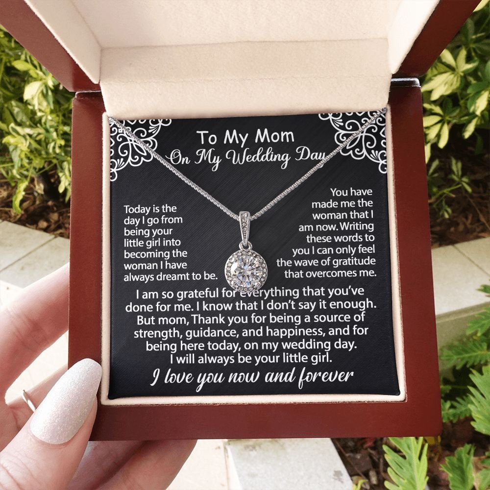 To My Mom Jewelry Gift Set On My Wedding Day - I am so grateful - Eternal Hope #e182 - Image 8