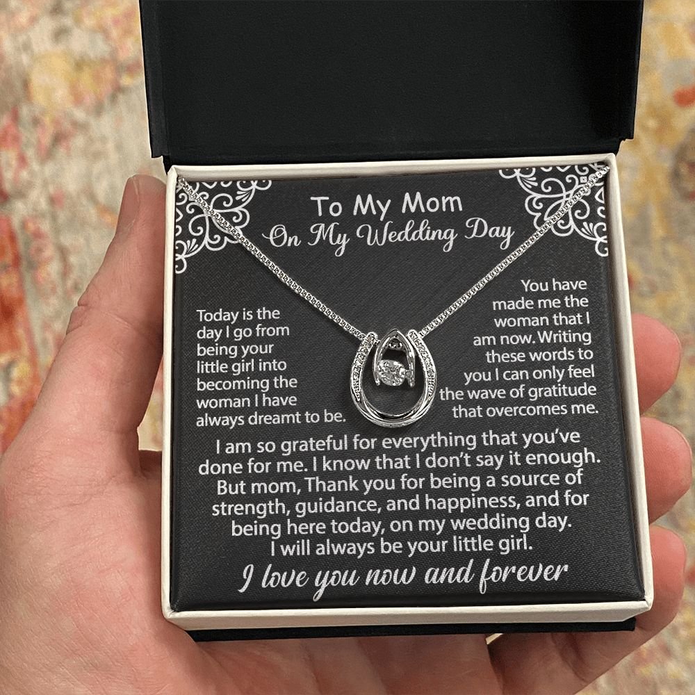To My Mom Jewelry Gift Set On My Wedding Day - I am so grateful - Lucky In Love #e181 - Image 7