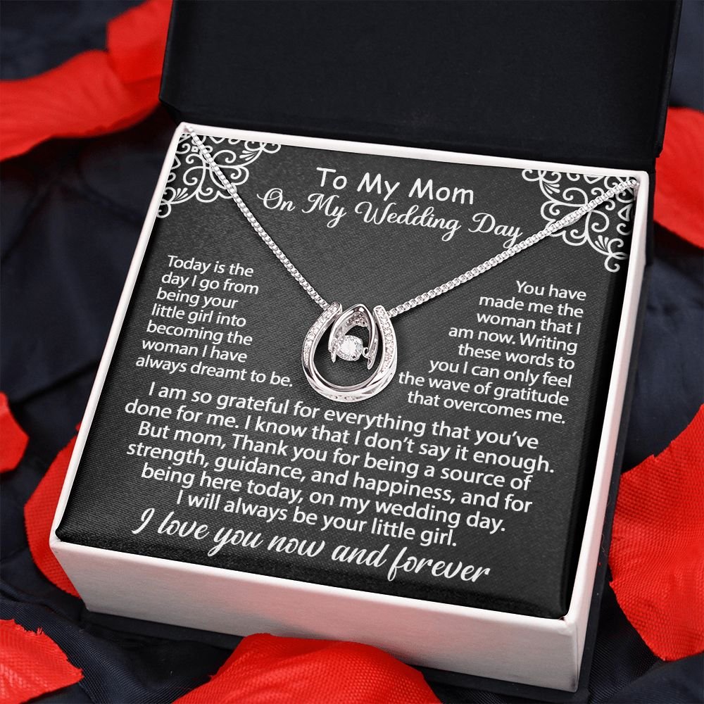 To My Mom Jewelry Gift Set On My Wedding Day - I am so grateful - Lucky In Love #e181 - Image 10