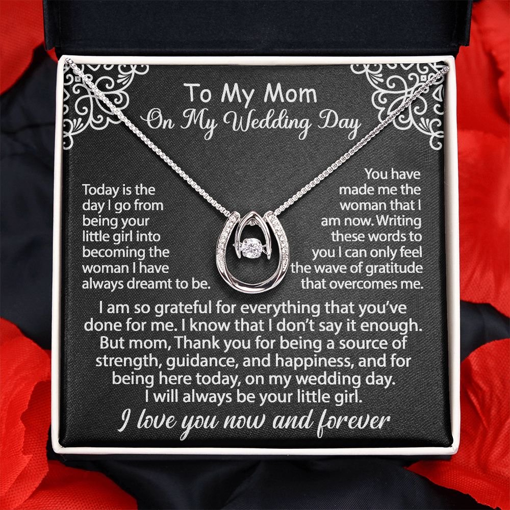 To My Mom Jewelry Gift Set On My Wedding Day - I am so grateful - Lucky In Love #e181 - Image 2