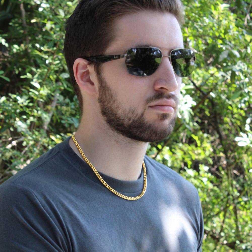 Valentine's Day Gifts For Boyfriend Necklace Gifts For Men, I Love You Gifts For Boyfriend, Romantic Gifts For Him, Boyfriend Gifts Mens Cuban Link Chain, Promise Necklace For My Man #e52b - Image 4