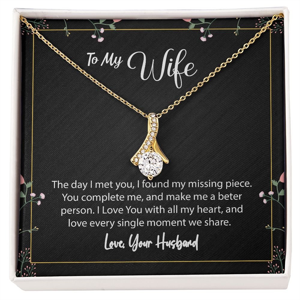 To My Wife From Husband - I found my missing piece - Alluring Beauty #e81 - Image 6