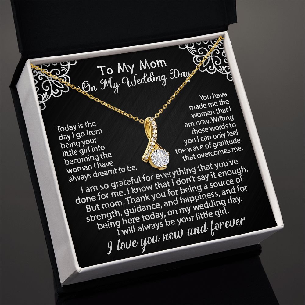 To My Mom Jewelry Gift Set On My Wedding Day - I am so grateful - Alluring Beauty #e79 - Image 5