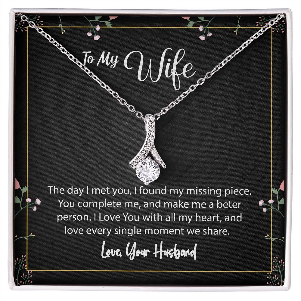 To My Wife From Husband - I found my missing piece - Alluring Beauty #e81 - Image 5