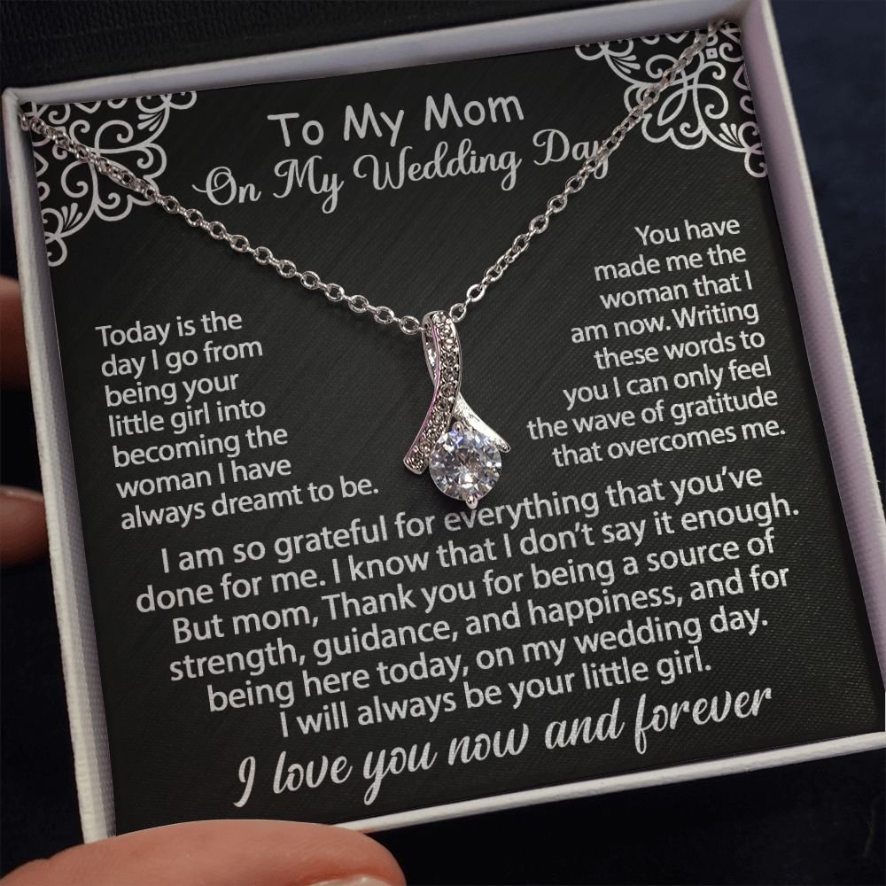 To My Mom Jewelry Gift Set On My Wedding Day - I am so grateful - Alluring Beauty #e79 - Image 11
