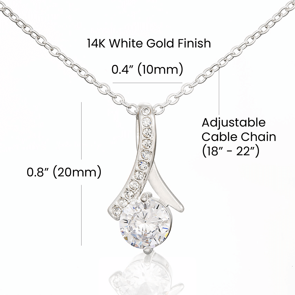 To Our Daughter Alluring Beauty Necklace Gift from Mom & Dad #e15 - Image 12