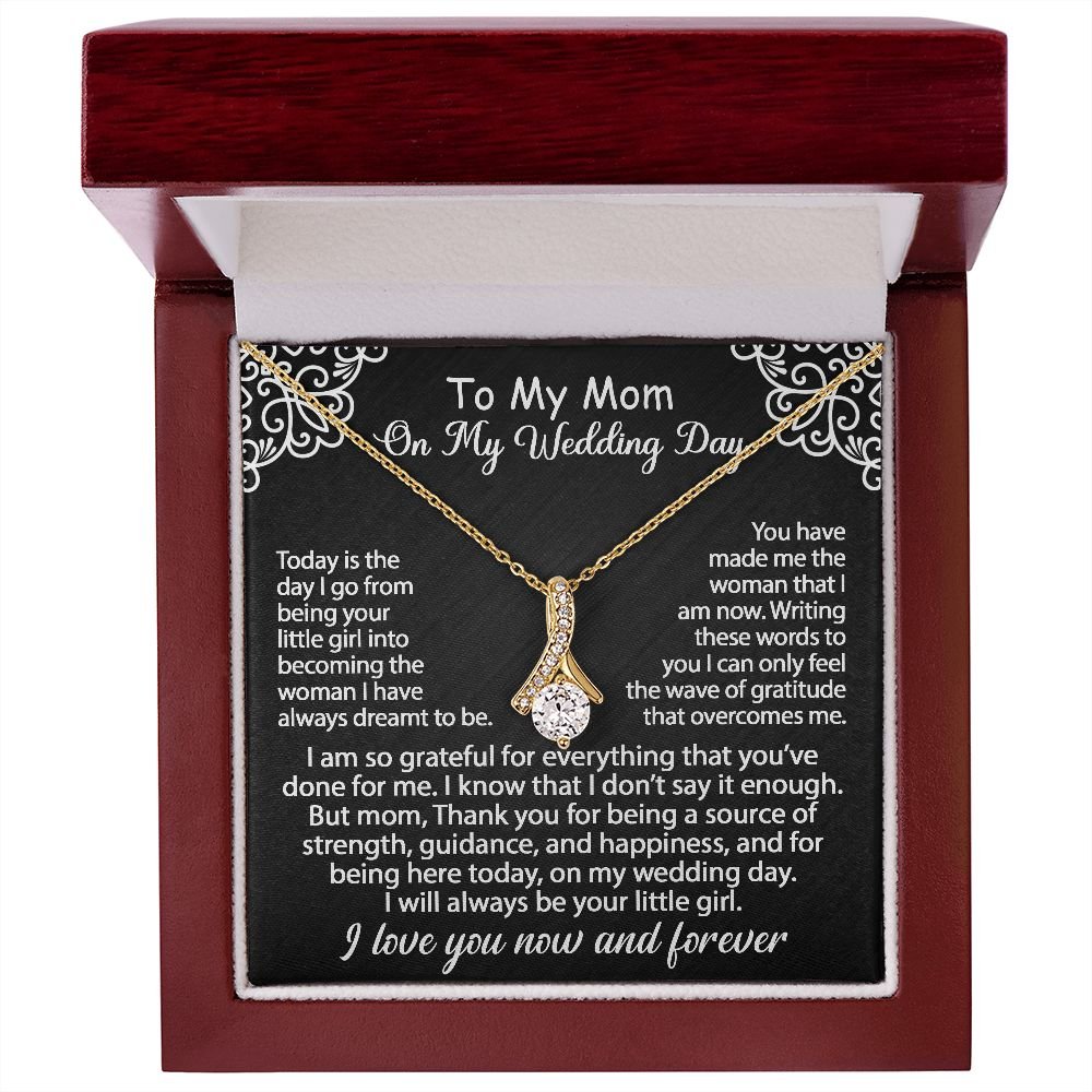To My Mom Jewelry Gift Set On My Wedding Day - I am so grateful - Alluring Beauty #e79 - Image 7