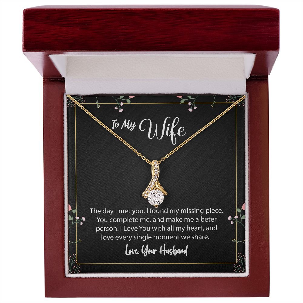 To My Wife From Husband - I found my missing piece - Alluring Beauty #e81 - Image 9