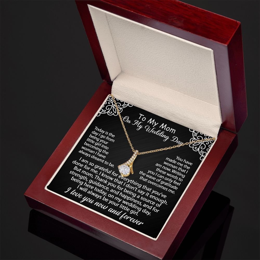 To My Mom Jewelry Gift Set On My Wedding Day - I am so grateful - Alluring Beauty #e79 - Image 9