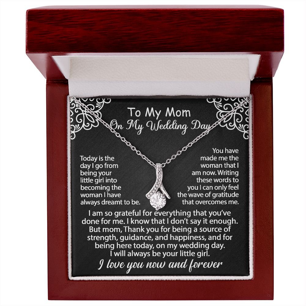 To My Mom Jewelry Gift Set On My Wedding Day - I am so grateful - Alluring Beauty #e79 - Image 6
