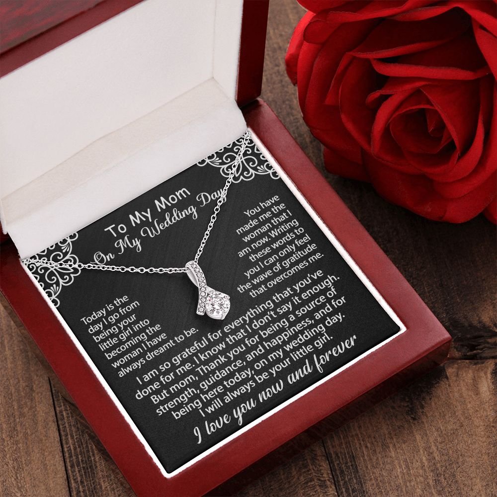 To My Mom Jewelry Gift Set On My Wedding Day - I am so grateful - Alluring Beauty #e79 - Image 12