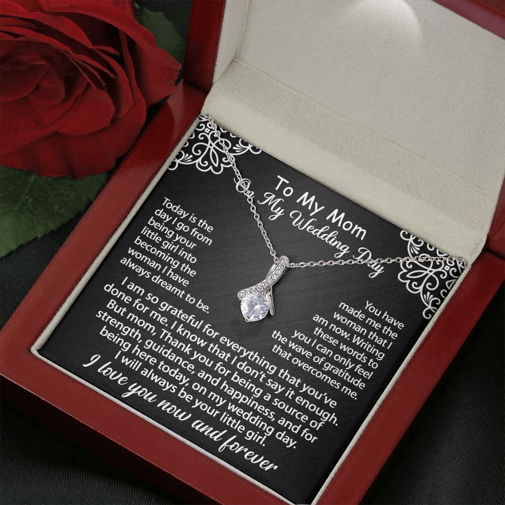 To My Mom Jewelry Gift Set On My Wedding Day - I am so grateful - Alluring Beauty #e79 - Image 14
