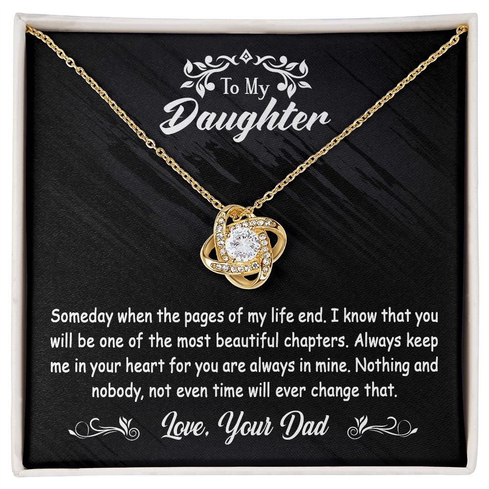 To My Daughter Gift From Dad - Love Knot #e123 - Image 6