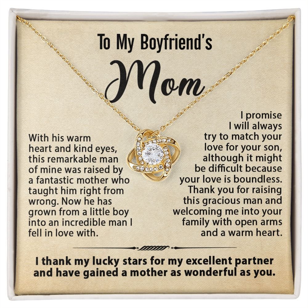 Custom Message Card Jewelry - Gift for Boyfriend's Mom - Jewelry Inns