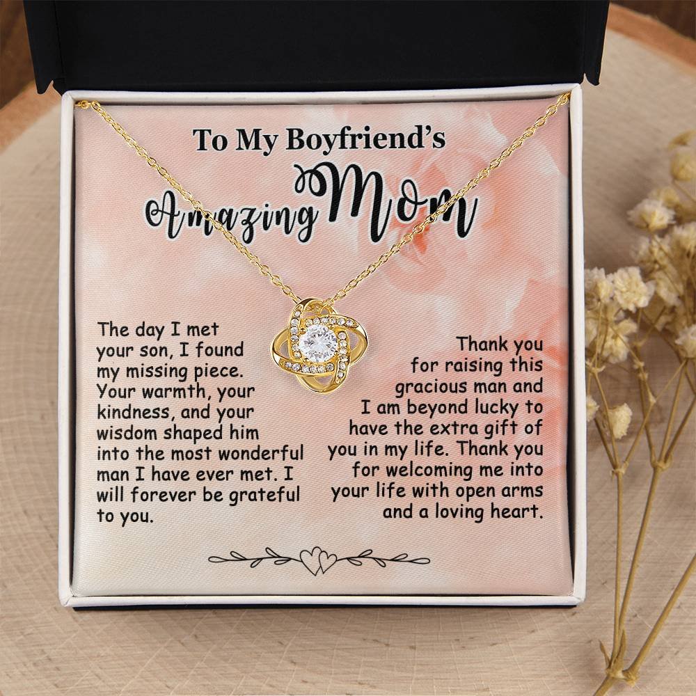 Gift for Boyfriend's Mom - Love Knot Pendant - Jewelry Inns