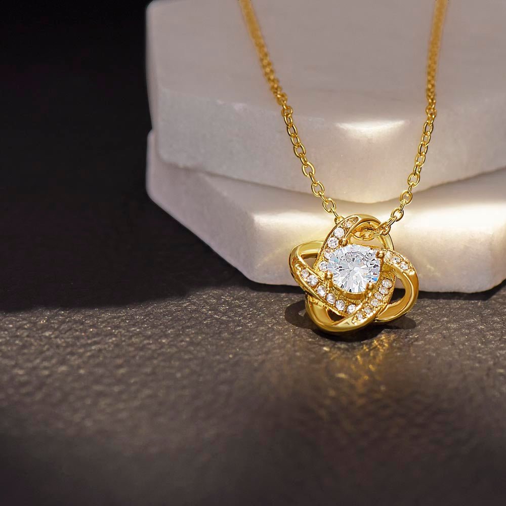 To My Granddaughter Necklace Gift - I hope you know - Love Knot #e160 - Image 4